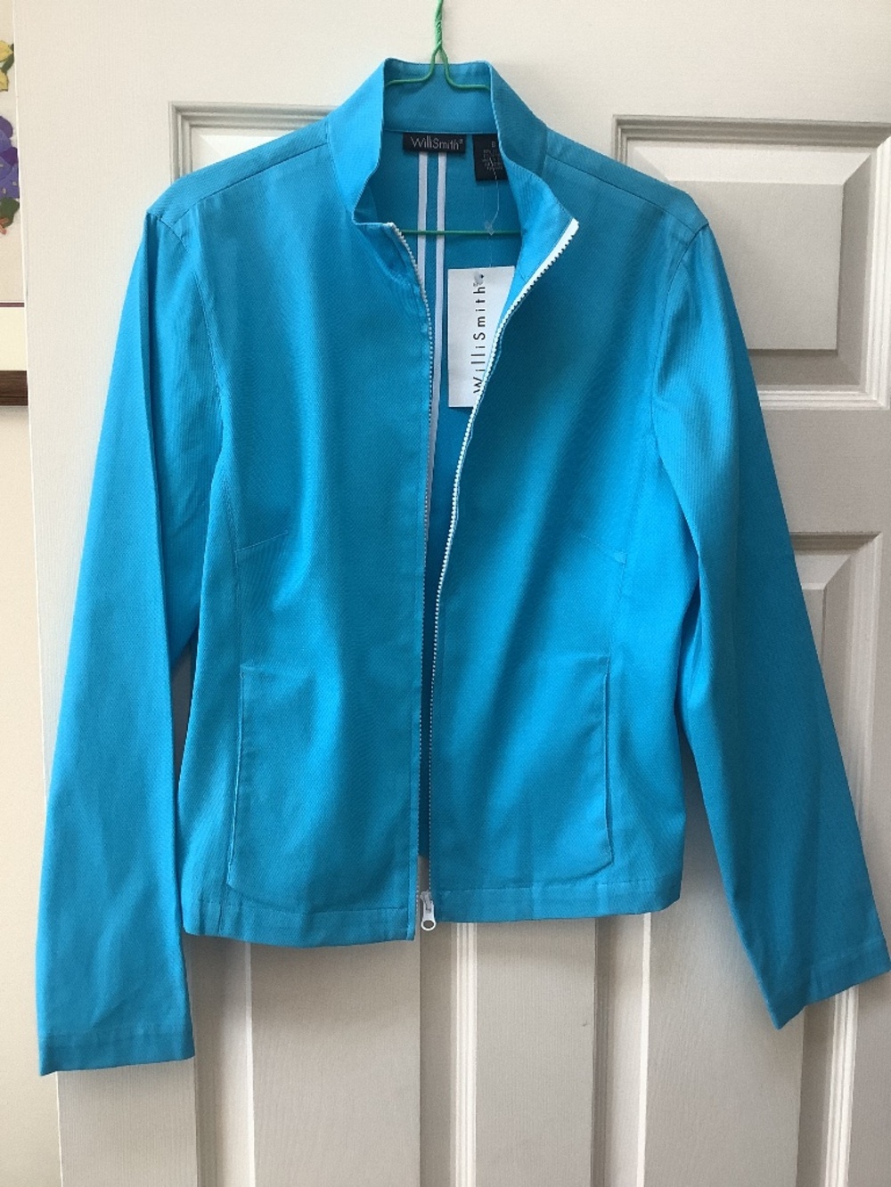 Willi Smith blue spring jacket. Size 8